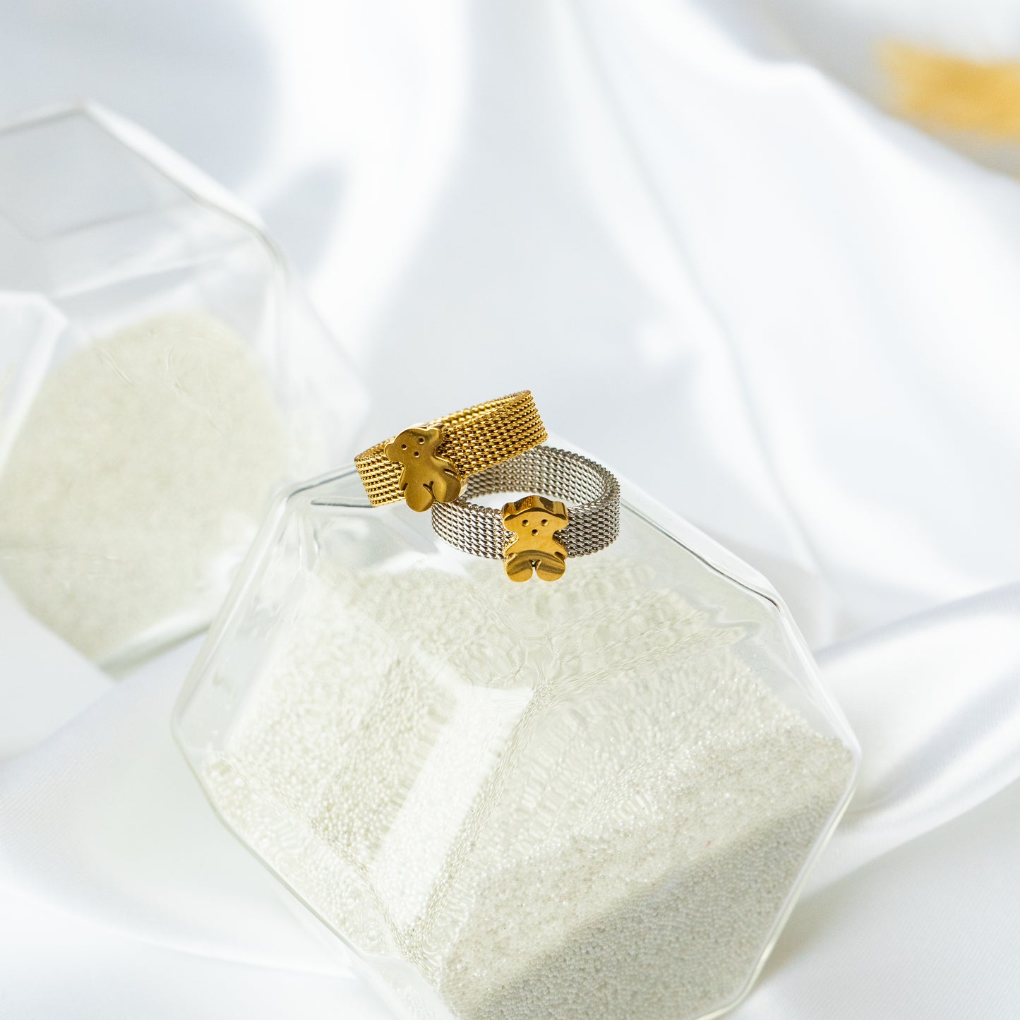 BEAR TWO TONE RINGS