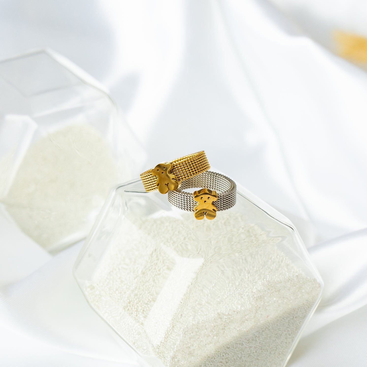 BEAR TWO TONE RINGS