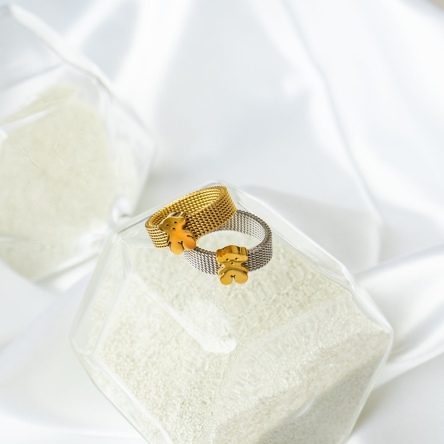 BEAR TWO TONE RINGS