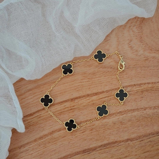 Mini Black Plain Bracelet