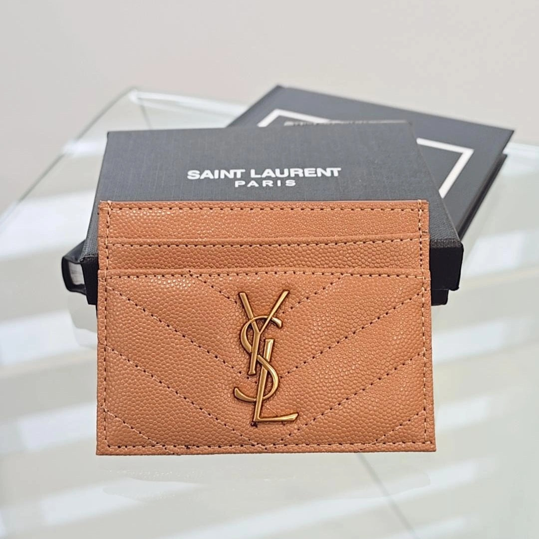 Y Brown Card Case