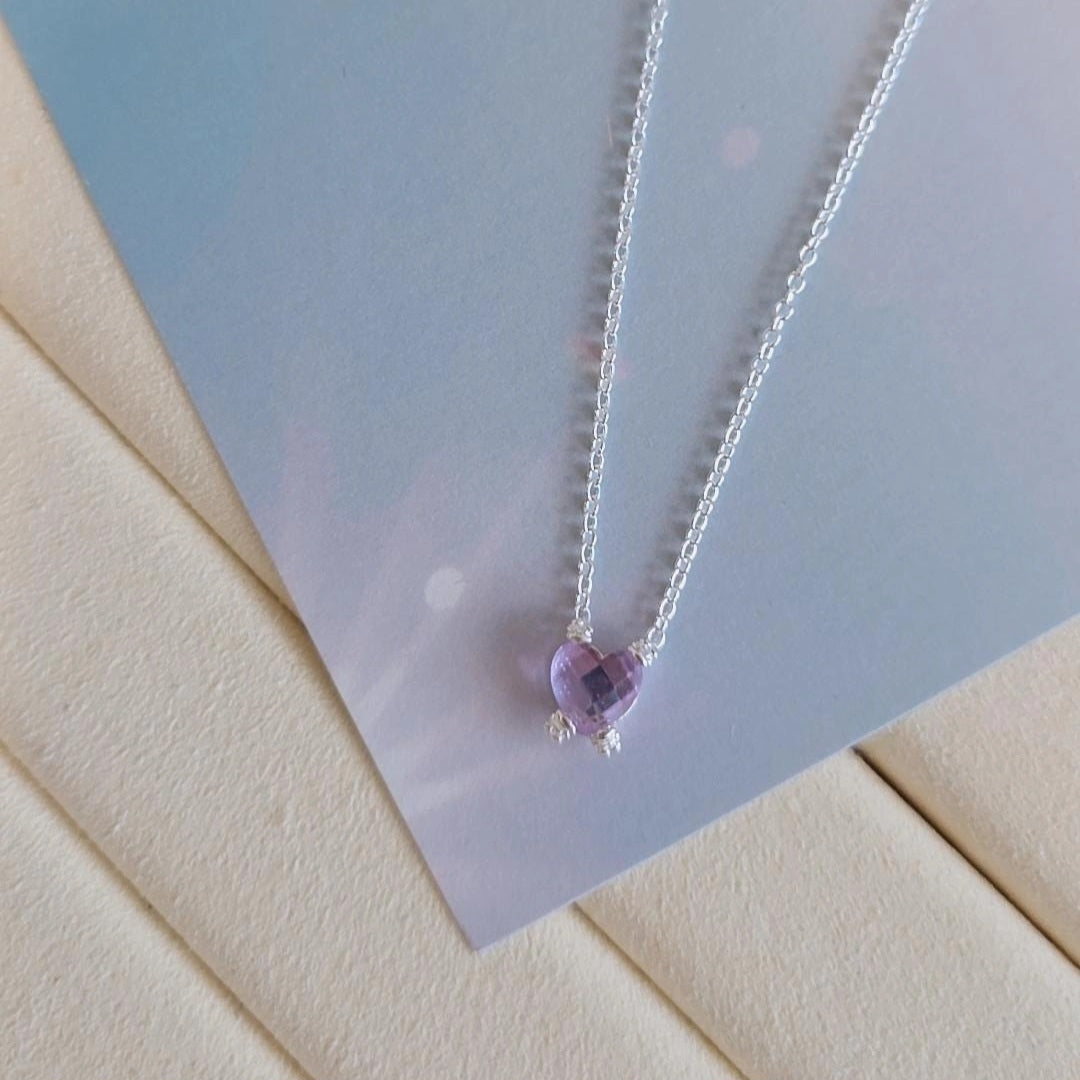 Heart Crystal Necklace
