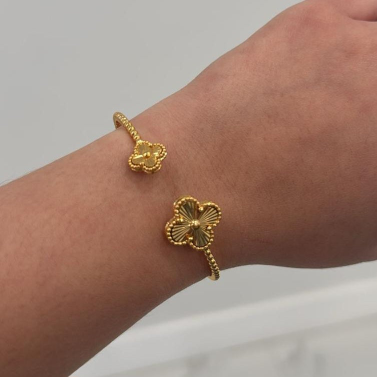 V C Adjustable Bangle Bracelet