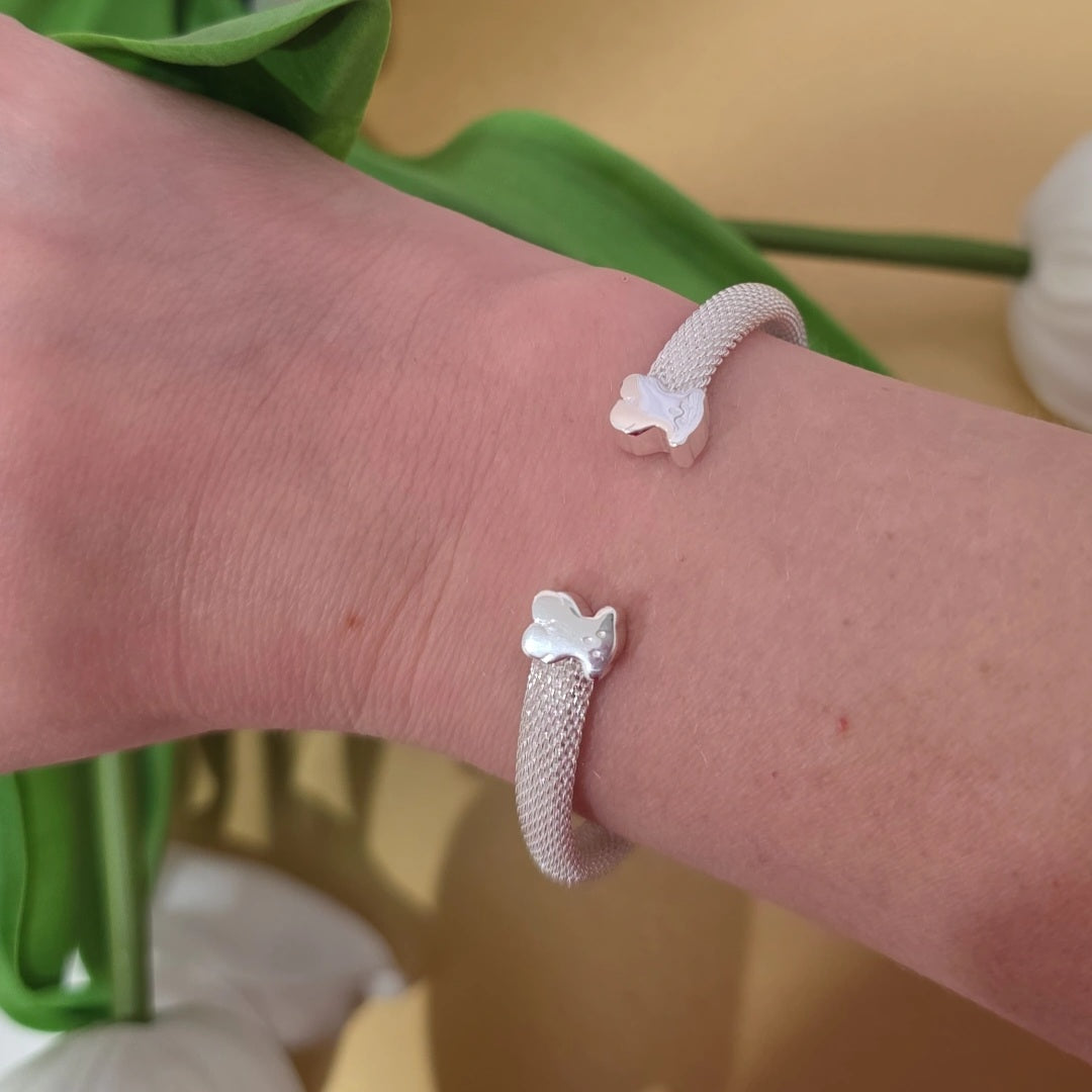 Bear Cuff Bracelet Adjustes 15cm - 16.5cm