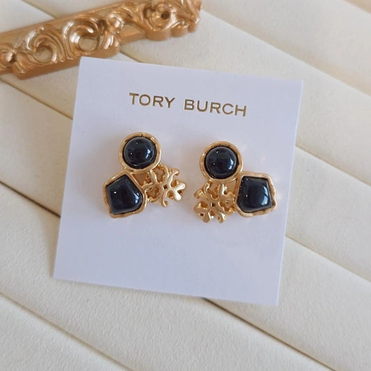 Tor Black Earrings