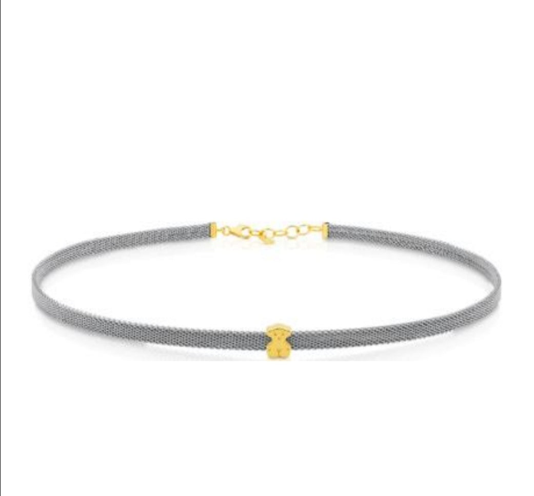 Chocker Bear Two Tone