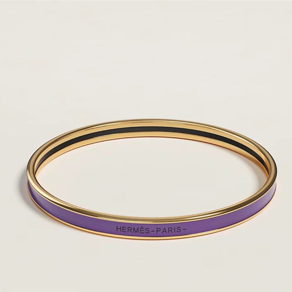 H Simple Bracelet in Purple