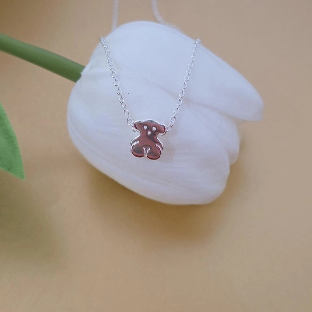 Medium Single Bear Necklace