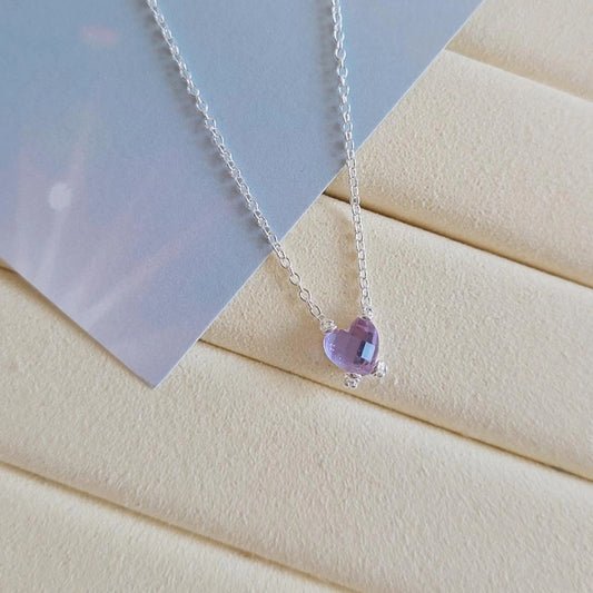 Heart Crystal Necklace