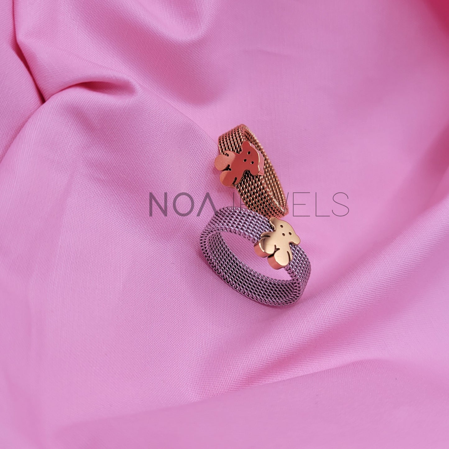 BEAR TWO TONE RINGS