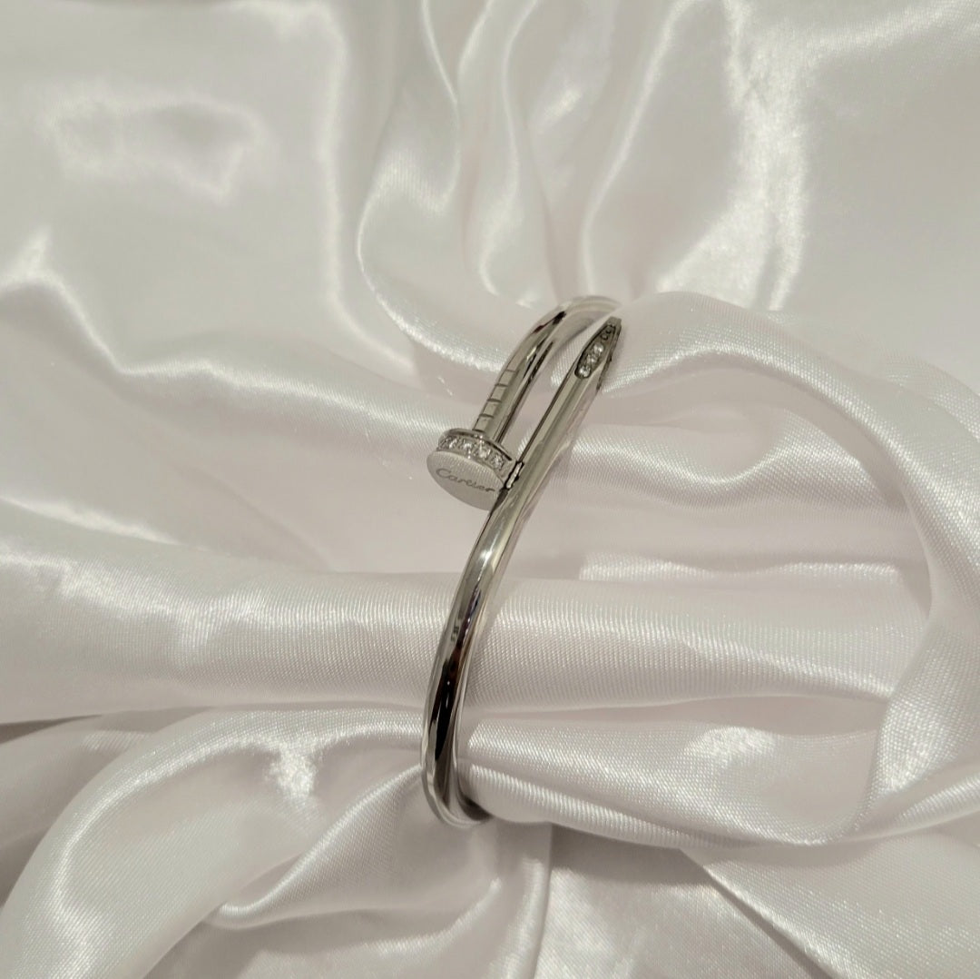 Regular C NAIL BRACELET SILVER & GOLD