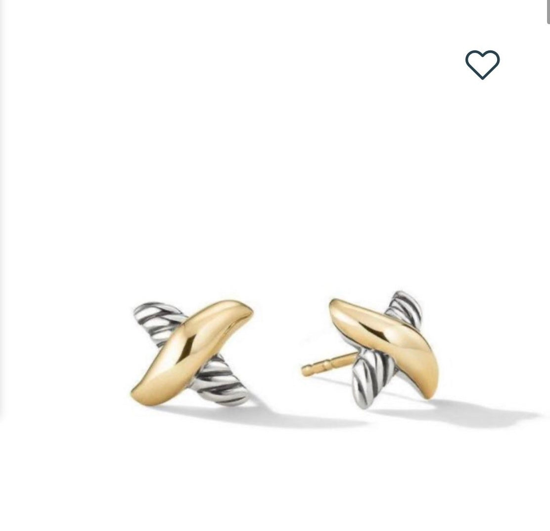 X earrings