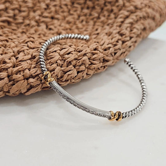 Thin D Y Bracelet