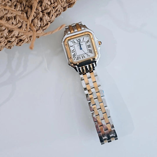 Velvet Lux Two Tone Watch