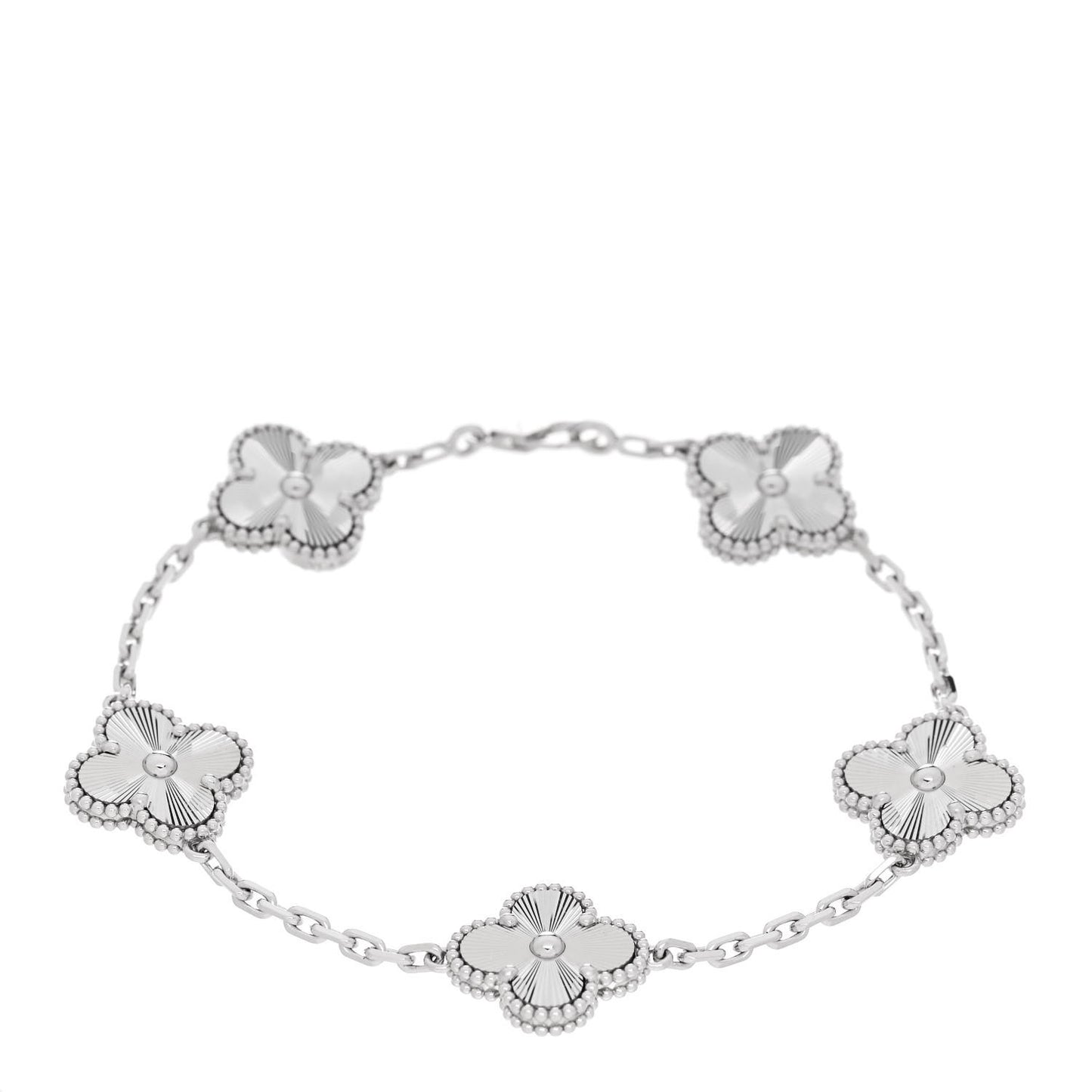 V plain Silver Bracelet