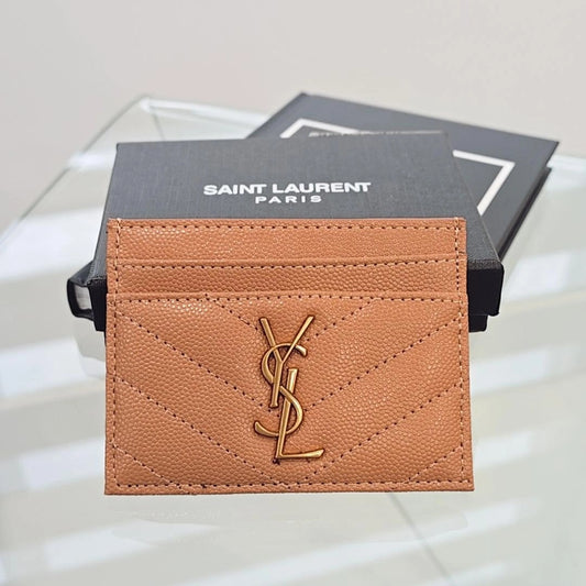 Y Brown Card Case