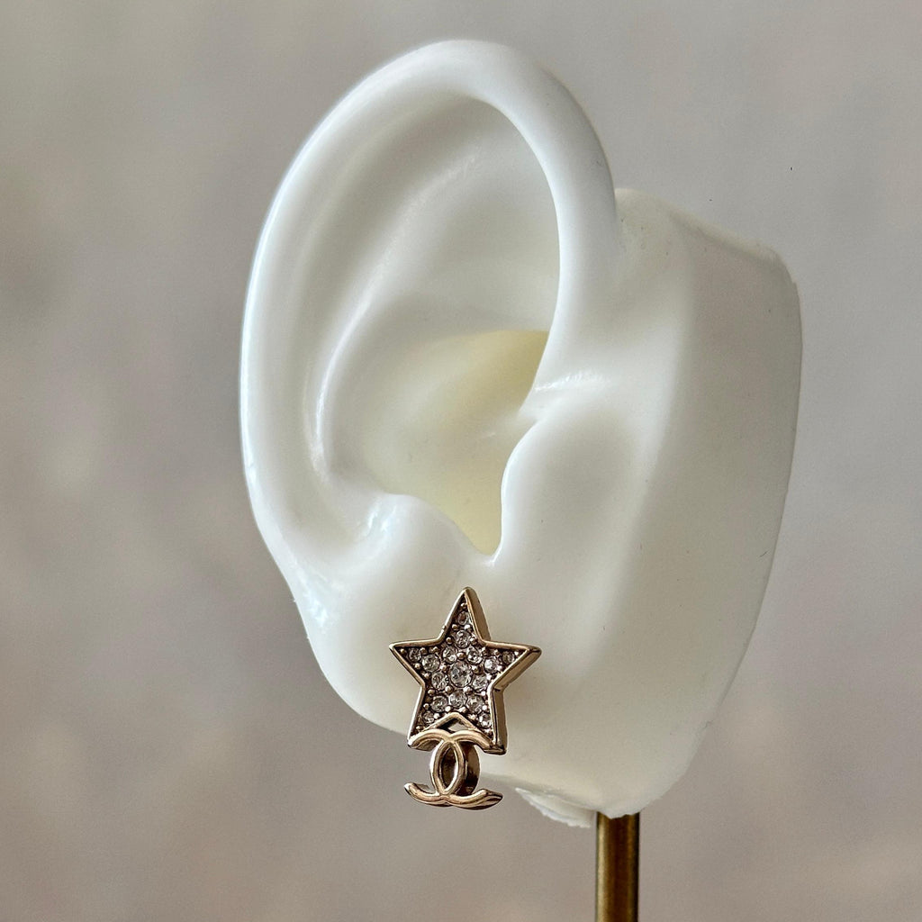 C Star Earrings