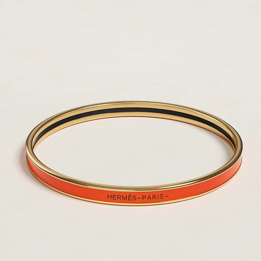 H Simple Bracelet in orange