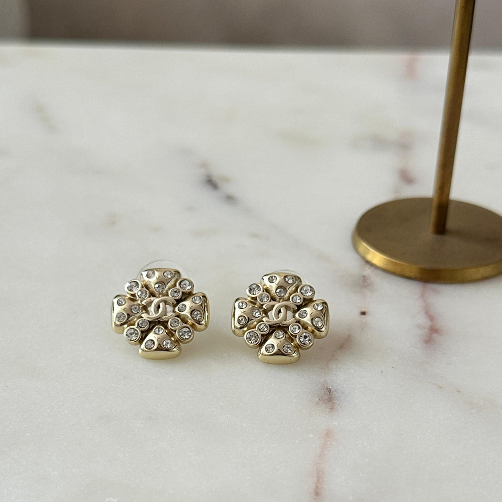 C Flower Earrings