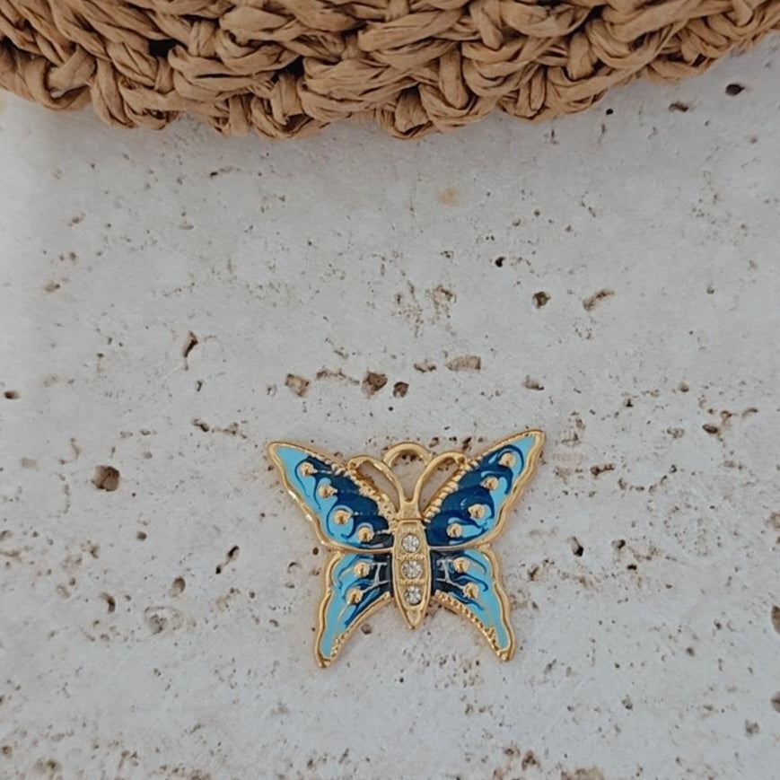 Colored Butterfly Charm