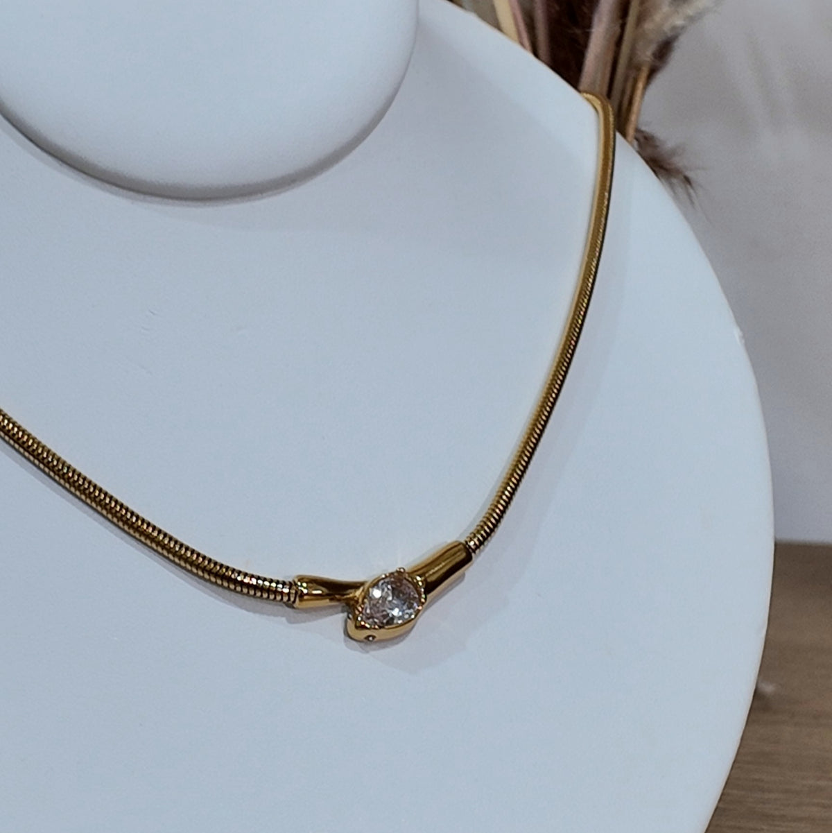 Snake Necklace Dainty