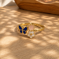 Blue Butterfly Cuff