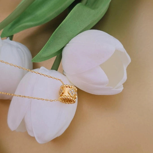 V Cylinder Necklace