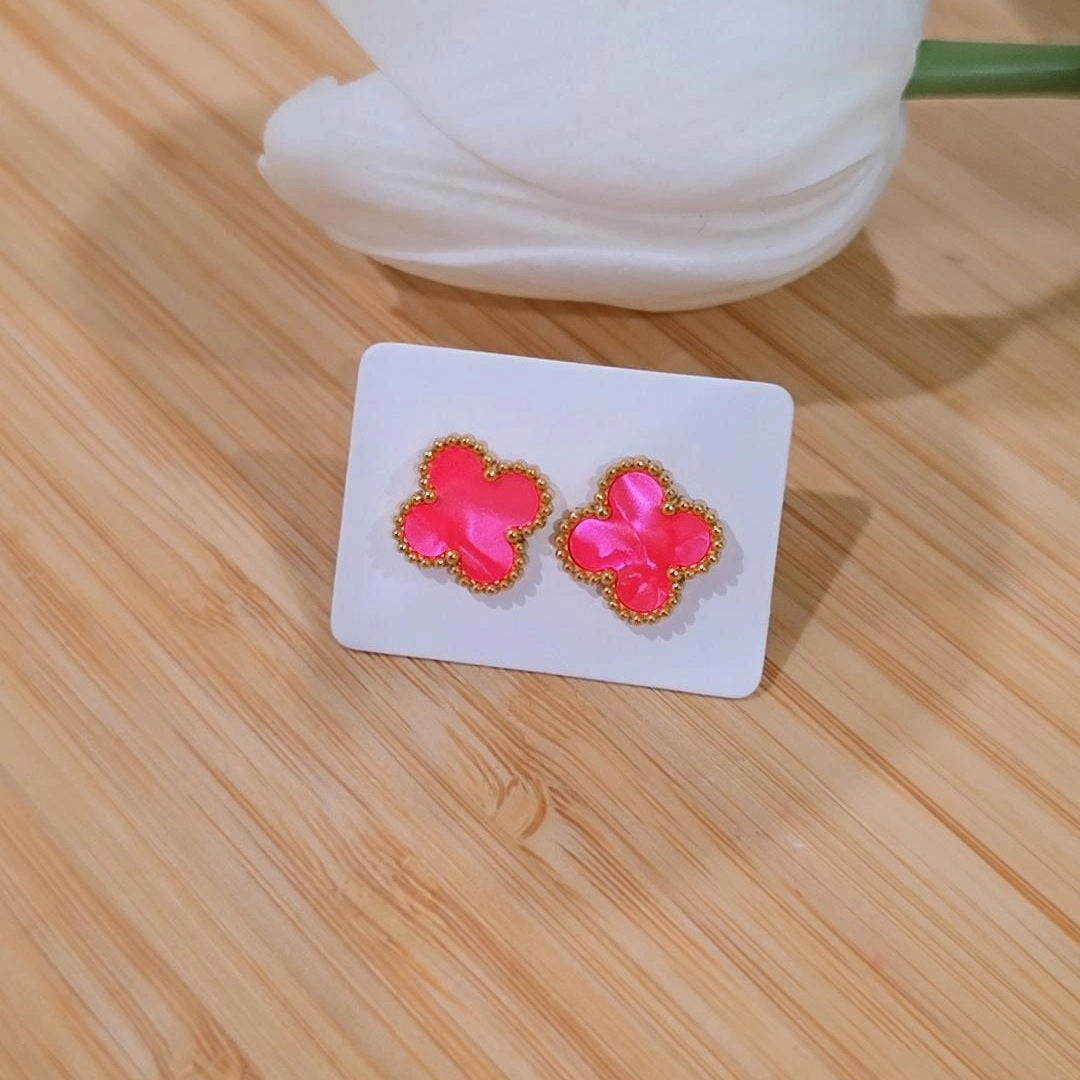 Hot Pink Earrings