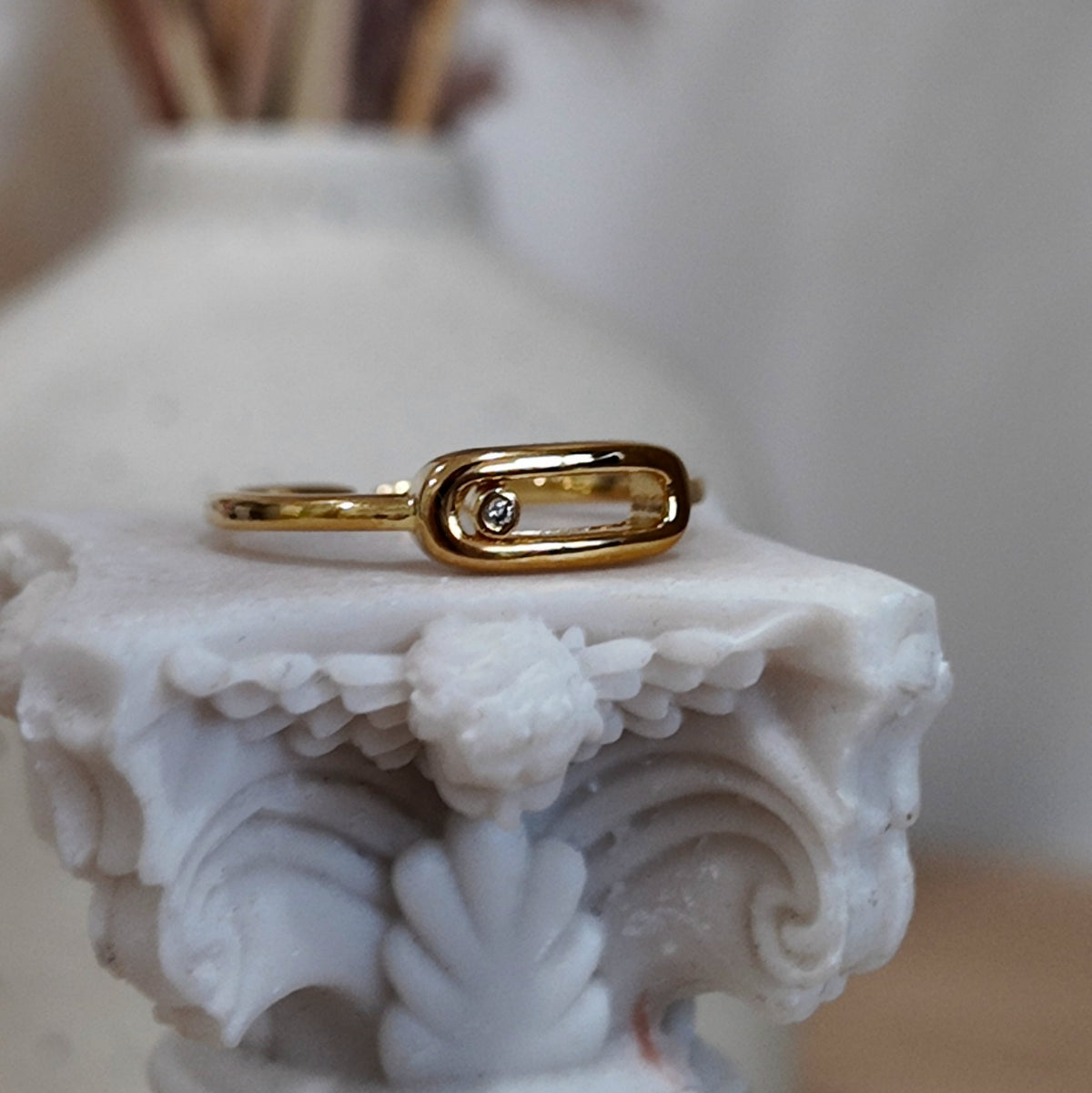Meli Plain Adjustable Ring