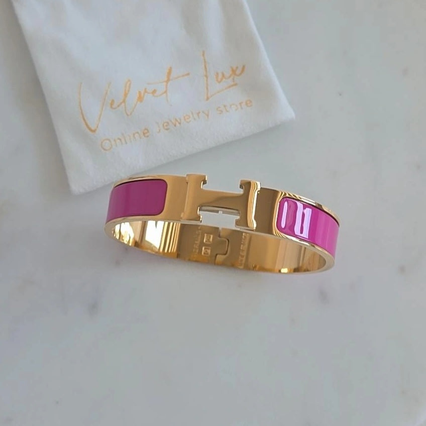 Fuchsia H Bracelet