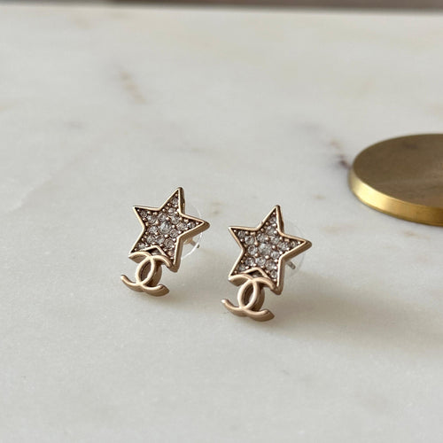 C Star Earrings