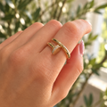 Oro 10K Nail Ring fits 7.5-8 Size
