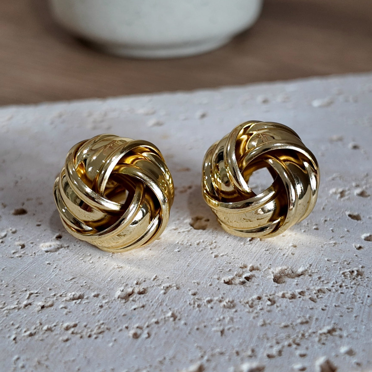 Large Knot Earrings