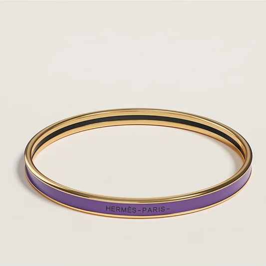 H Simple Bracelet in Purple