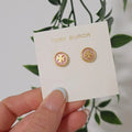 T Pink Shell Earrings