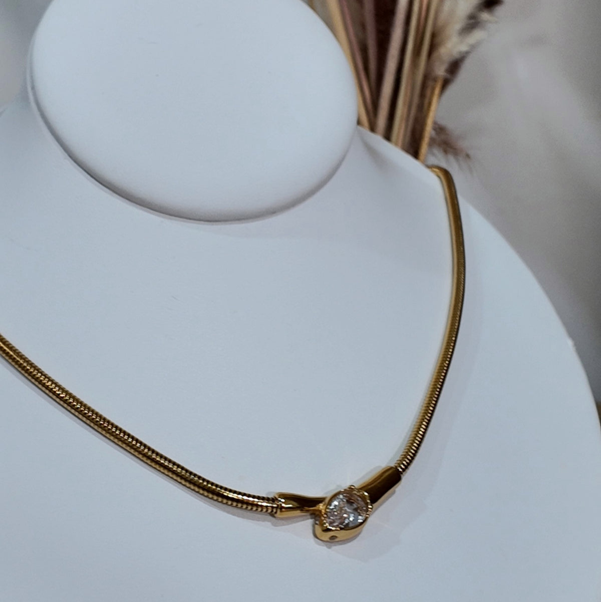 Snake Necklace Dainty