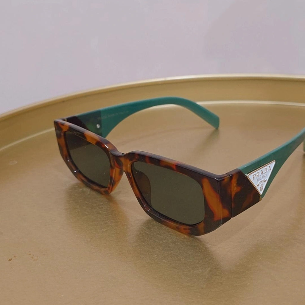 Leopard Green Sunglasses