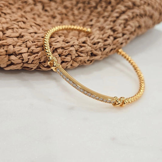 Thin Gold Bracelet D Y