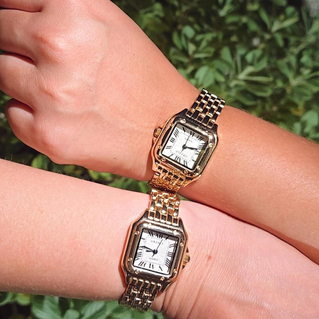 Velvet Lux Gold Watch