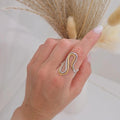 Lena 2 Tone Adjustable Ring