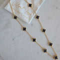Dark Blue V Multiple Mini Necklace