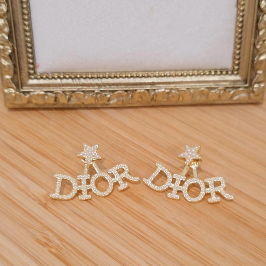 Star D Earrings