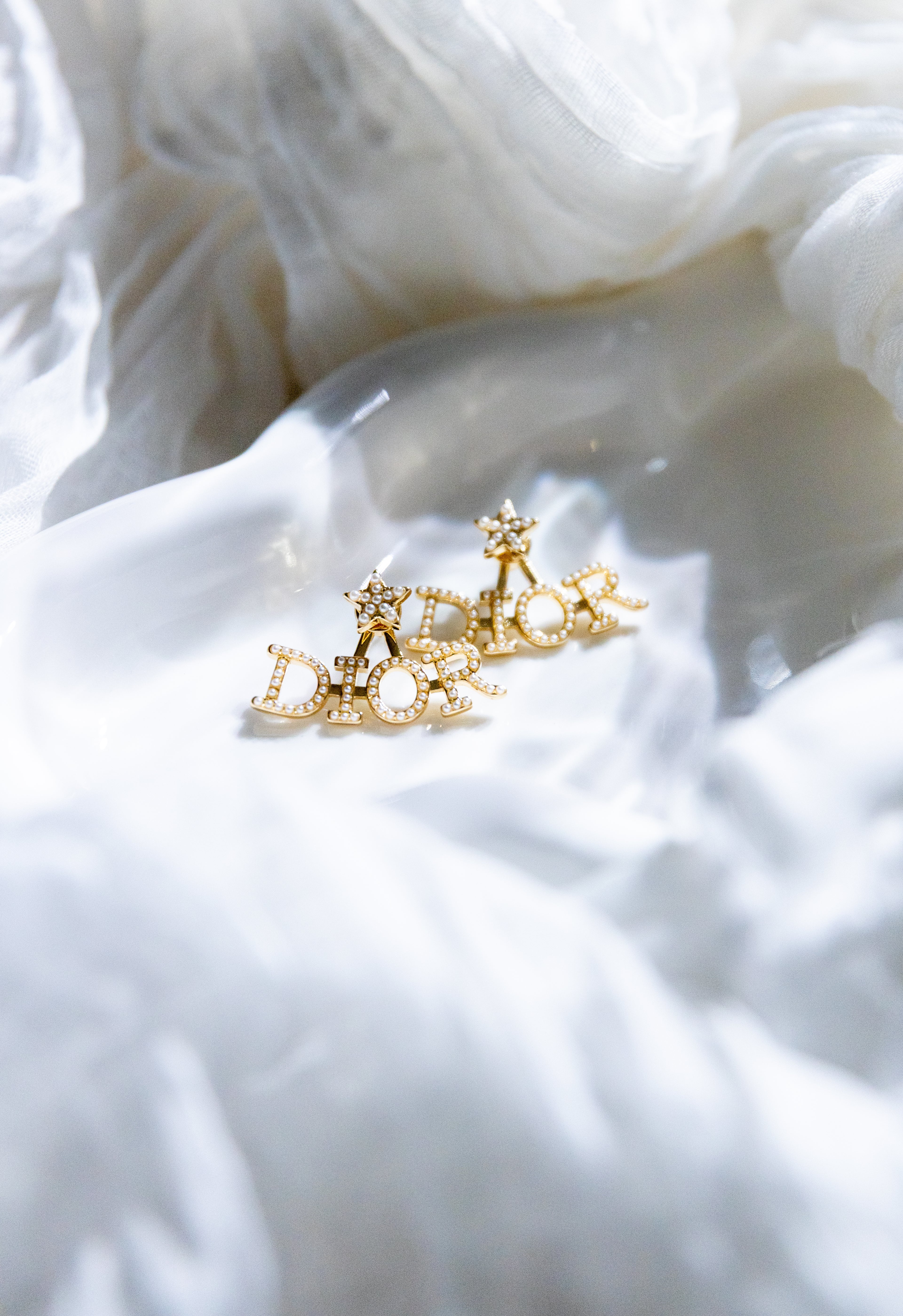 Star D Earrings