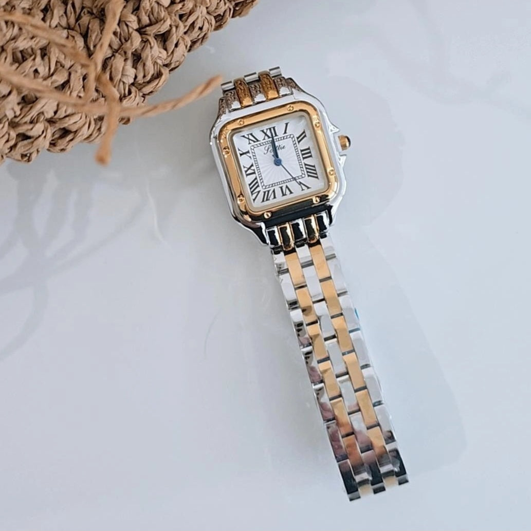 Velvet Lux Two Tone Watch