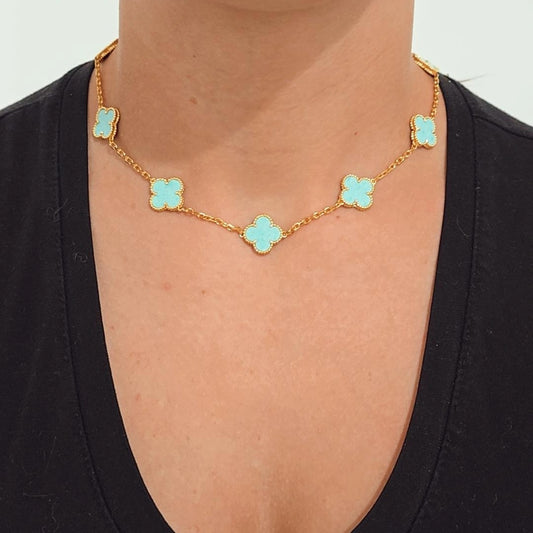 V turquoise Necklace