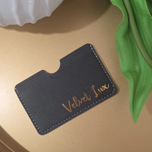 Black Velvet Lux Card Case