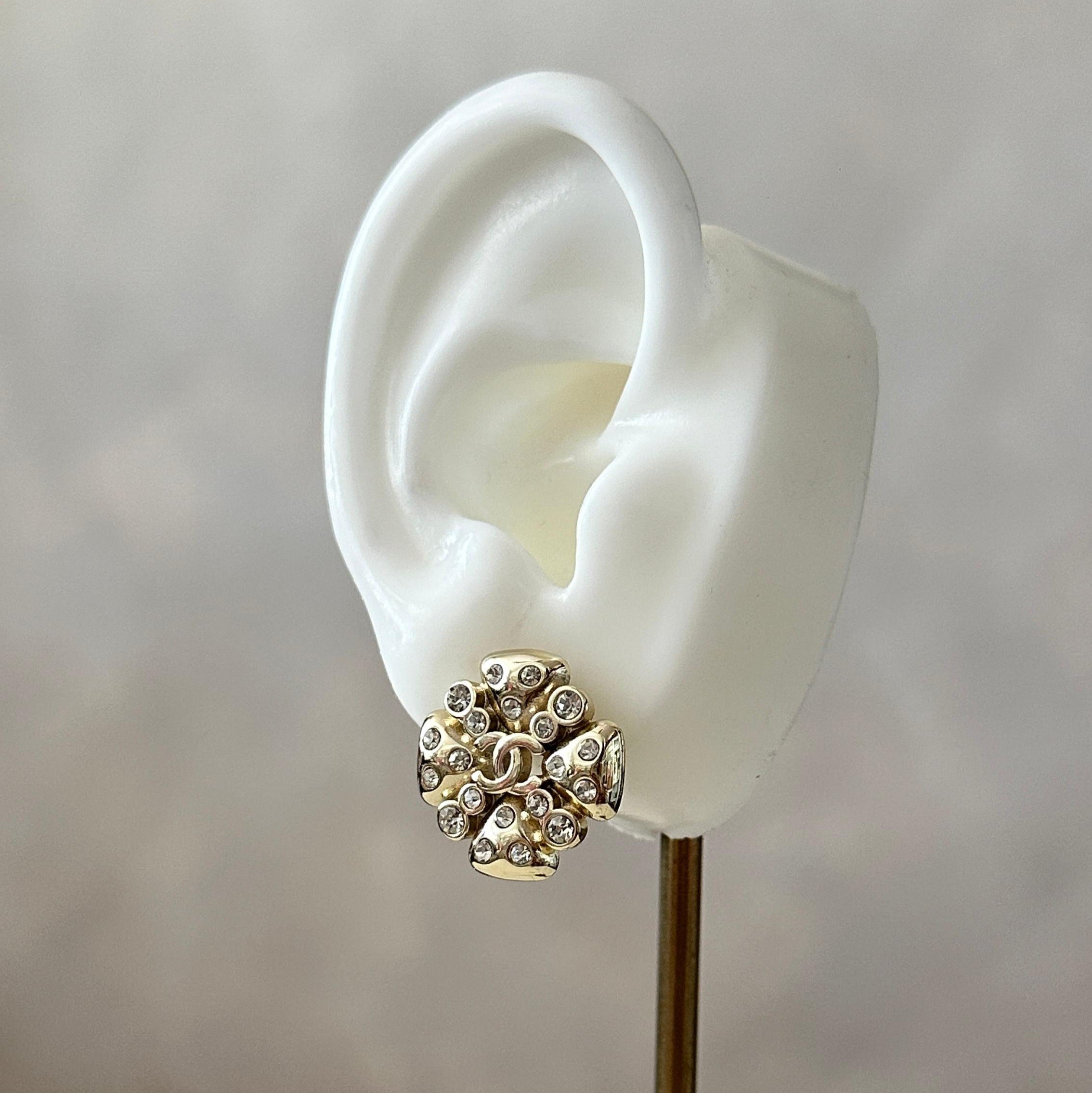 C Flower Earrings