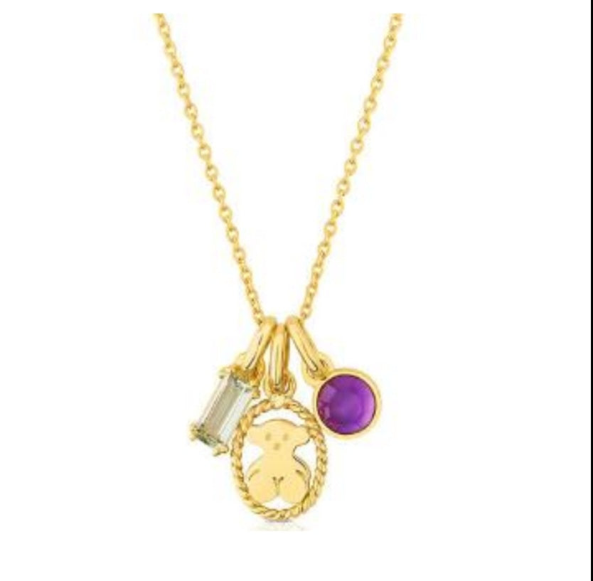 Bear Piedritas Necklace