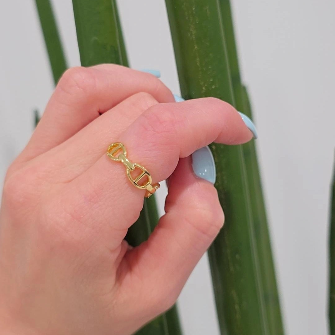 G Ring Gold Plated