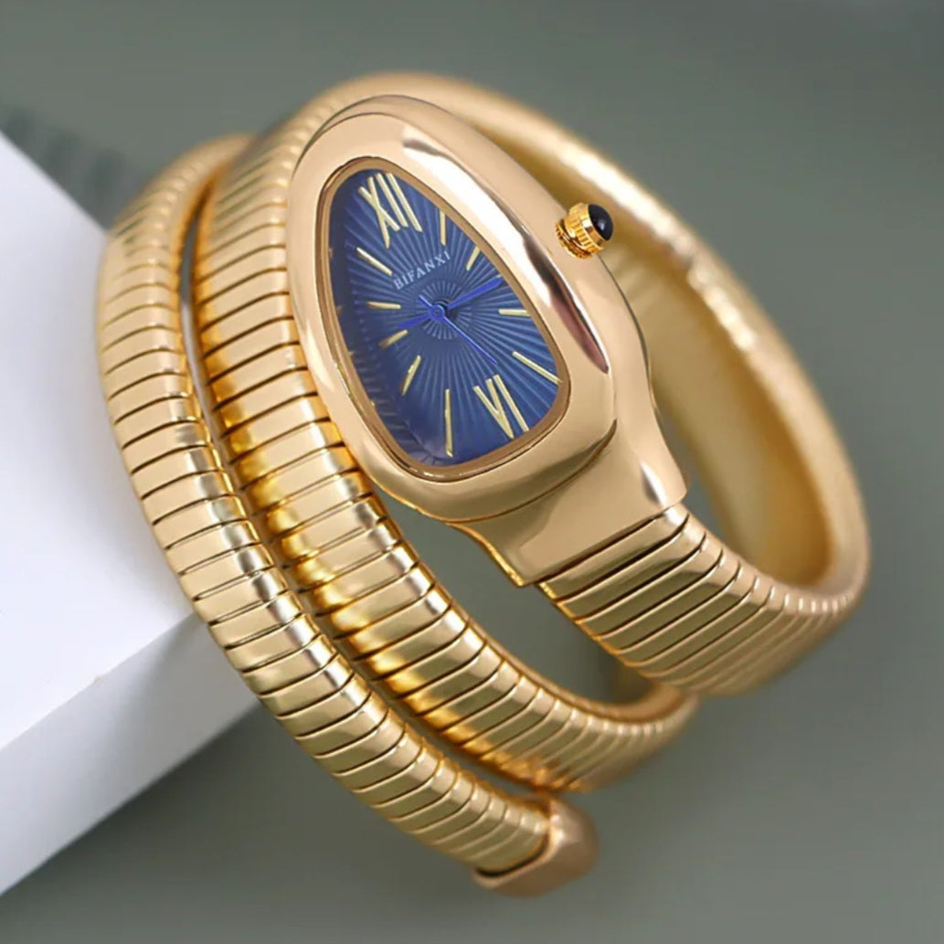 Snake Watch Blue Dial
